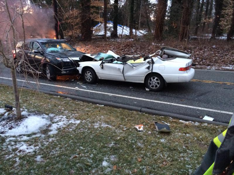 The driver was transported to Paoli Hospital by Radnor EMS, but later succumbed to his injuries. The driver of the SUV was uninjured in the accident.